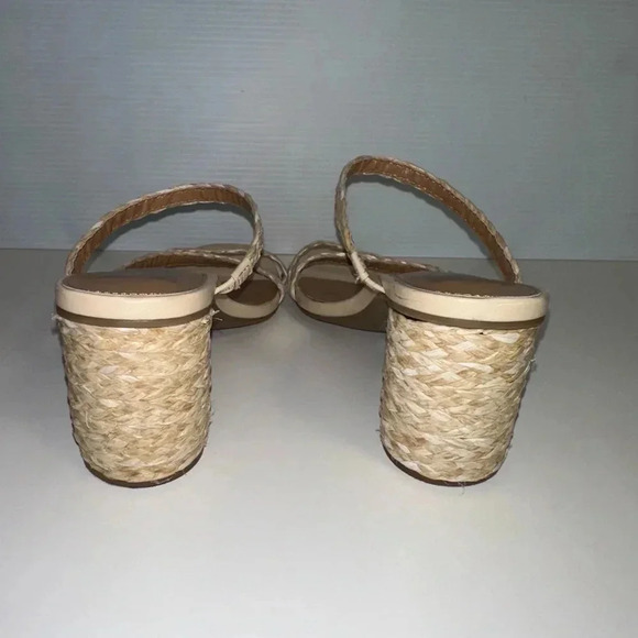 Women's DV by Dolce Vita Sandals, Size 7, Beige Straw Straps - Picture 5 of 14